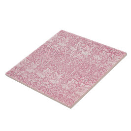 Woodland Blätter Pink Rabbit William Morris Patter Fliese