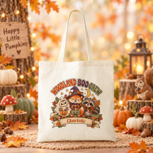 Woodland Boo Crew Halloween-Süßigkeiten-Tasche