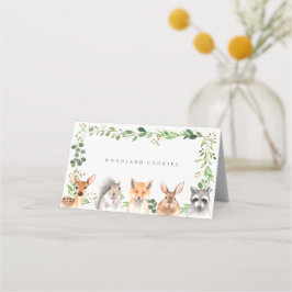 Woodland Buffet Food Labels Platzkarte