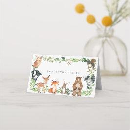 Woodland Buffet Food Labels Platzkarte