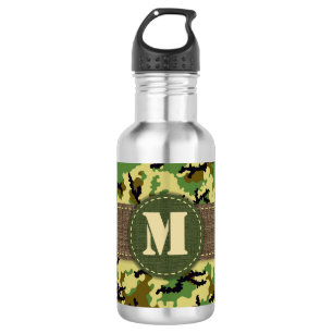 Woodland Camouflage Edelstahlflasche