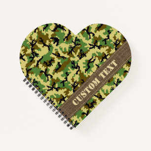 Woodland Camouflage Notizbuch