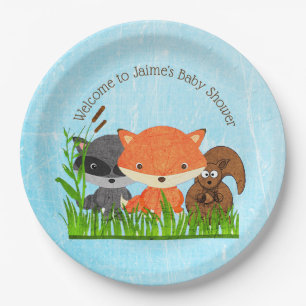 Woodland Creatures Baby Shooting Paper Teller