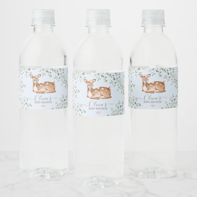 Woodland Deer Baby Dusche (Flaschen)