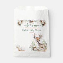 Woodland Deer Baby Shower Boy Geschenktütchen