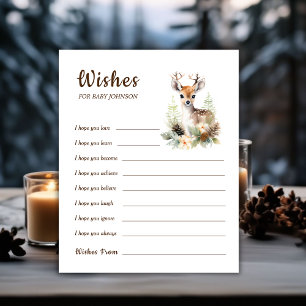 Woodland Deer Baby Showhandschuh will Baby