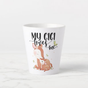 Woodland Deer Doe and Baby Fawn My Gigi Lieben Milchtasse