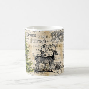 Woodland Dez Vintage Weihnachten Tasse