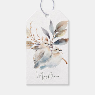 Woodland Dove Christmas Geschenkanhänger