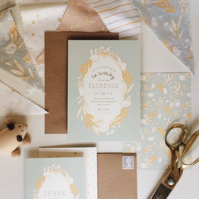 Woodland Fairytale Baby shower Invitation (Créateur téléchargé)