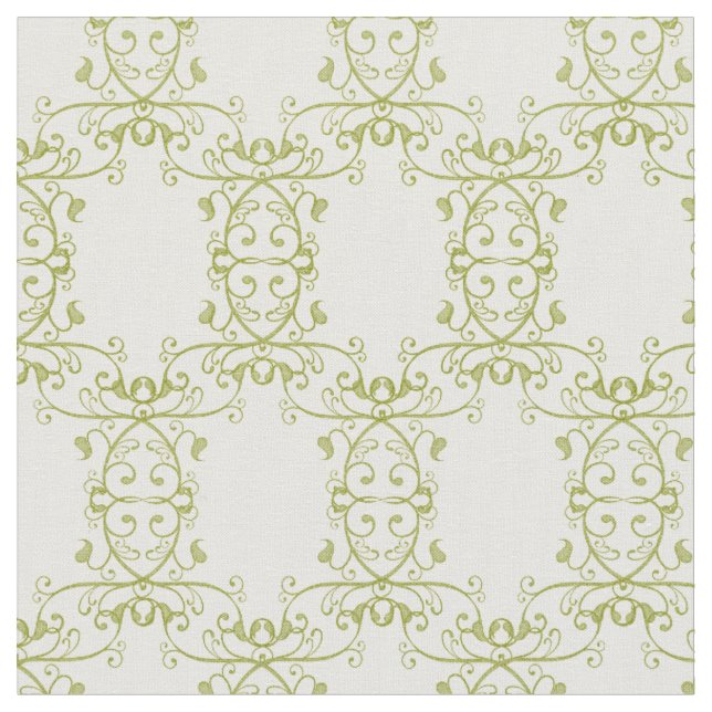 Woodland Fairytale Vine Swirl Baby Neutral Nursery Stoff (Nahaufnahme)