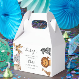 Woodland Forest Animals Baby Shower Geschenkschachtel