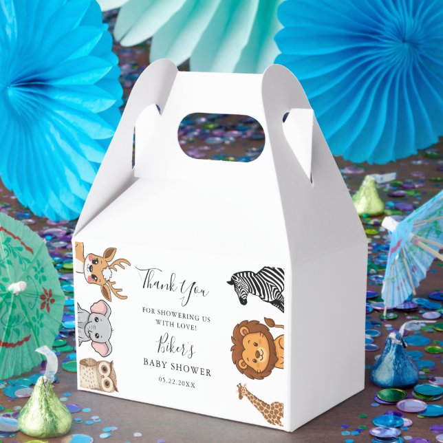 Woodland Forest Animals Baby Shower Geschenkschachtel (Party)
