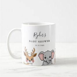 Woodland Forest Animals Baby Shower Kaffeetasse