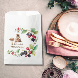 Woodland Forest Animals Kinderdusche Geschenktütchen