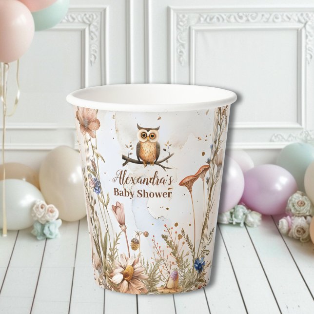 Woodland Forest Animals Kinderdusche Pappbecher (Von Creator hochgeladen)