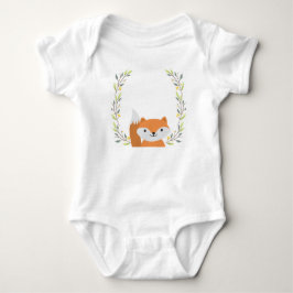 Woodland Forest Fox Baby Onsie Baby Strampler
