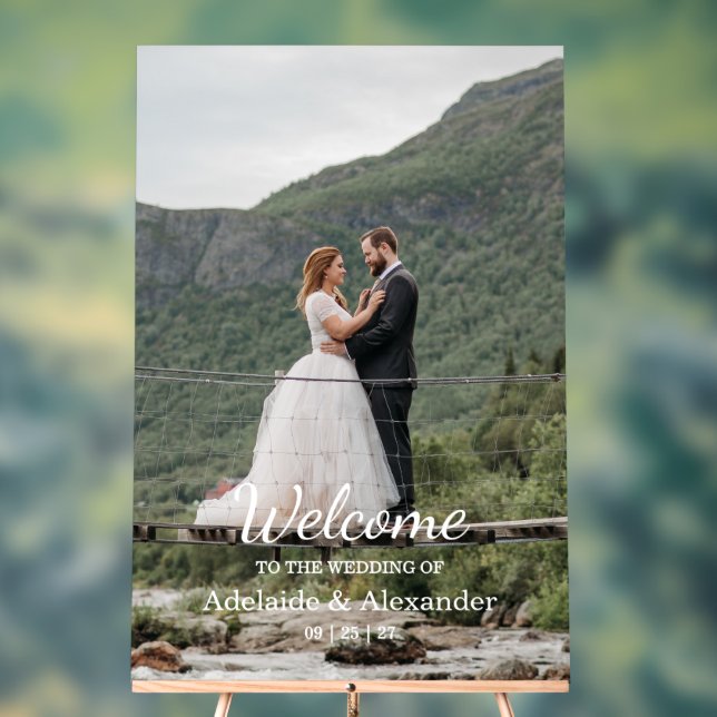Woodland Forest Welcome Wedding  (Neutre)