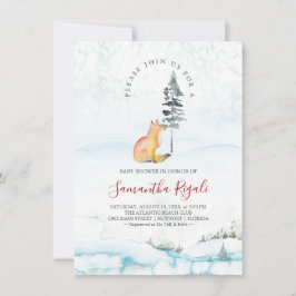 Woodland Fox and Greenery Baby Shower