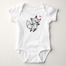 Woodland Fox Baby Bodysuit Baby Strampler