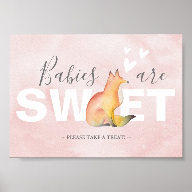 Woodland Fox Babys sind die Dekoration der Sweet B (Vorne)