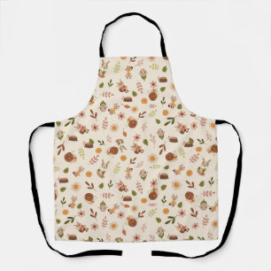 Woodland Fox Herbstthema neutraler Tablerunner Schürze