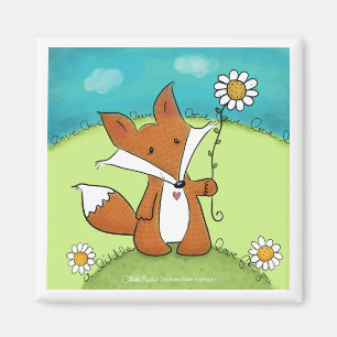 Woodland Fox Kleine Liebe für Sie Magnet