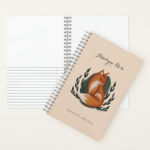Woodland Fox Nursery Tier Notizbuch