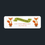 Woodland Fox - Return Address Labels<br><div class="desc">Woodland Fox - Address Labels</div>