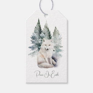 Woodland Fox Weihnachten Geschenkanhänger