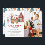 Woodland Friends Winter | Weihnachtsfeier Einladung<br><div class="desc">Haben Sie ein kleines mit einem WinterGeburtstag? Dieses Party ist ideal für Babyduschen oder Geburtstagsfeiern. Mit einer zauberhaften Wasserfarben-Winterpicknickszene mit bezaubernden Tieren. Elch, Bär, Füchse und mehr! Dieses bezaubernde Thema fühlt sich woodsy und rustikal an. Klassische Erdtöne eignen sich perfekt für den Übergang von cooleren Witterungseinflüssen und eignen sich somit...</div>