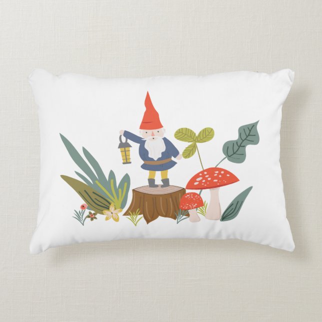 Woodland Gnomes Dekokissen (Vorderseite)