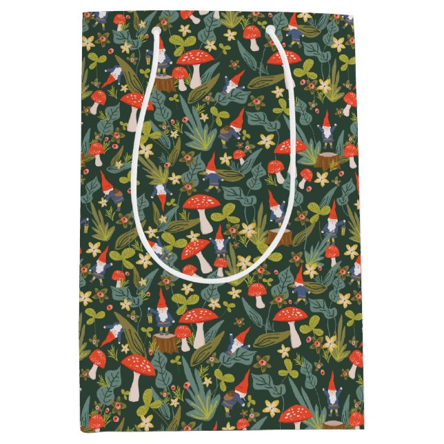 Woodland Gnomes Mittlere Geschenktüte (Vorderseite)