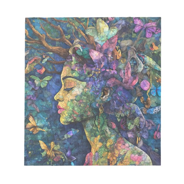 Woodland Goddess c Notizblock (Vorderseite)