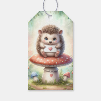 Woodland Hedgehog Gift Tag Geschenkanhänger