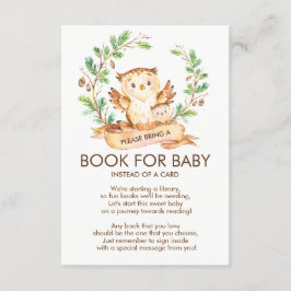 Woodland Howl Babydusche buchen für Babykarte Einladung
