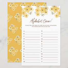 Woodland Igel Kinderdusche Alphabet