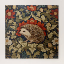 Woodland Igel William Morris Inspiriert