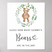 Woodland kleine Bären schätzen wie viele GUMMY's B