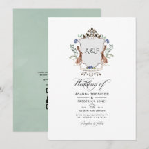 Woodland Laurel Wappen QR Code UAWG Wedding