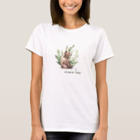 Woodland Mama Bear Baby Dusche T - Shirt