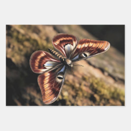  Woodland Moth Geschenkpapier Set