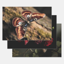 Woodland Moth Geschenkpapier Set