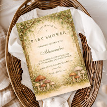 Woodland Mushroom Arch Baby Shower
