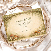 Woodland Mushroom Arch Diapper Raffle