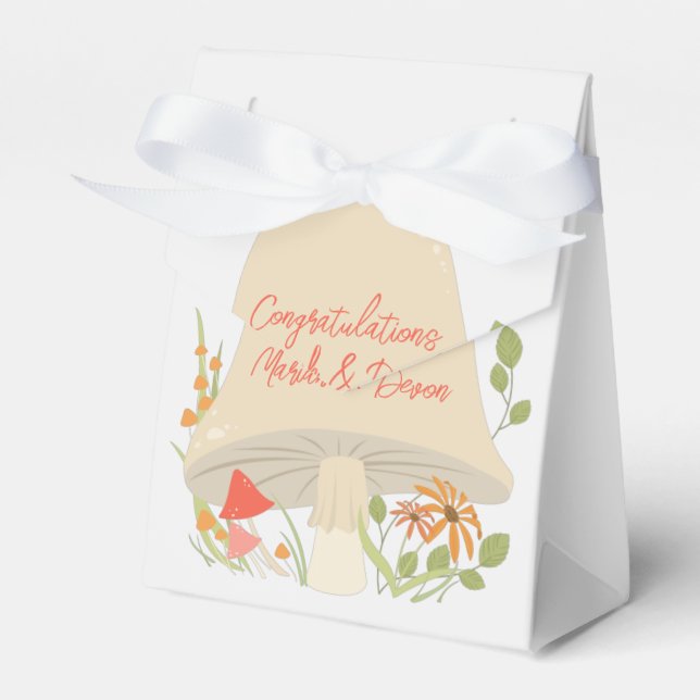 Woodland Mushroom Kinderdusche Geschenkschachtel (Vorderseite)