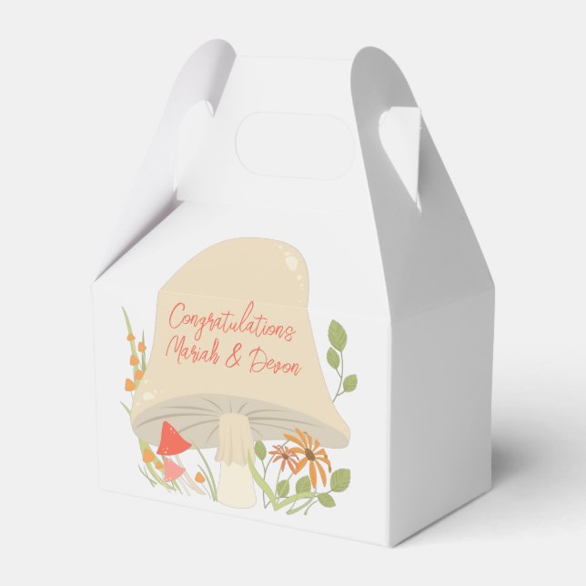 Woodland Mushroom Kinderdusche Geschenkschachtel (Vorderseite)
