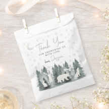 Woodland neuronale Babydusche Danke für Taschen