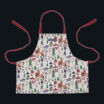 Woodland Nordic Weihnachts-Allround-Print-Schürze Schürze<br><div class="desc">Woodland Nordic Weihnachten alles-über Print Tiere,  Chalet Apres Ski Illustration. Original-Kunstwerk von Caroline Bonne Müller</div>
