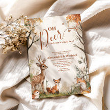 Woodland Oh Deer Theme Baby Dusche